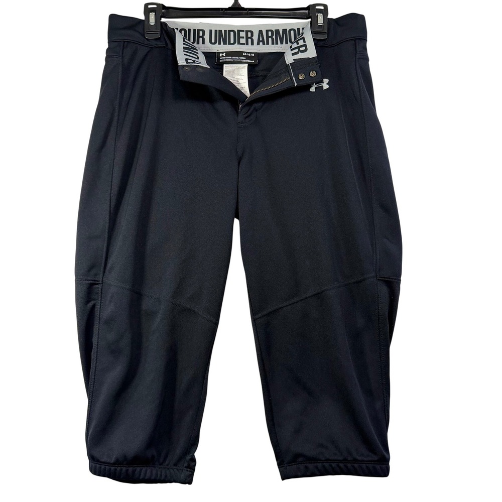 Under Armour HeatGear Mens Baseball Pants Black Knickers Large RN96510 CA41095